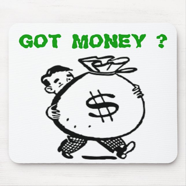 ALFOMBRILLA DE RATÓN ¿TENGO DINERO? (Frente)