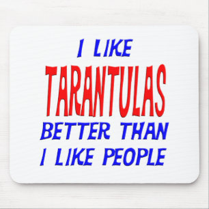 Alfombrilla De Ratón Tengo gusto de Tarantulas mejores que tengo gusto