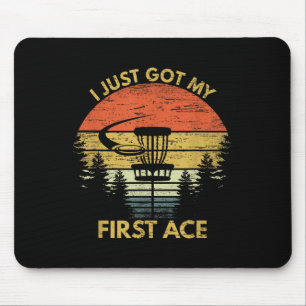 Alfombrilla De Ratón Tengo Mi Primer Hol De Regalo De Golf De Disco Mot