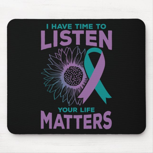 Alfombrilla De Ratón Tengo Tiempo Para Escuchar Al Consejero De Concien (Frente)