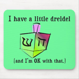Alfombrilla De Ratón Tengo un pequeño Dreidel Mousepad