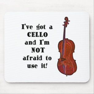 Alfombrilla De Ratón Tengo un violoncelo