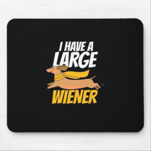 Alfombrilla De Ratón Tengo un Wiener grande