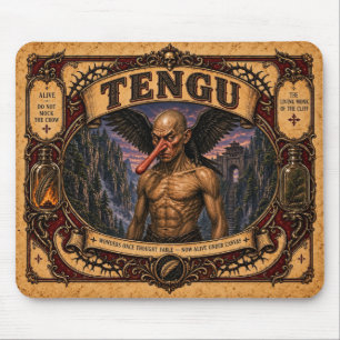 Alfombrilla De Ratón Tengu, Monstruo de Circo Antiguo