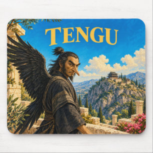 Alfombrilla De Ratón Tengu, Monstruo de Fantasía Gótica
