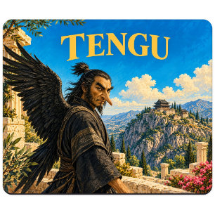 Alfombrilla De Ratón Tengu, Monstruo de Fantasía Gótica