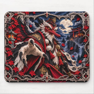 Alfombrilla De Ratón Tengu, Monstruo de Papel Recortado