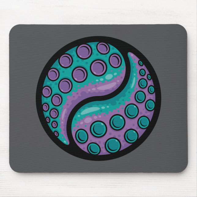 Alfombrilla De Ratón Tentacle Yin Yang (Frente)