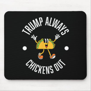 Alfombrilla De Ratón Teoría del Taco de Trump – Trump Siempre se Rinde 