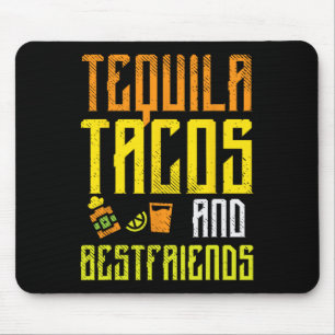 Alfombrilla De Ratón Tequila Tacos Bestfriend Funny Cinco De Mayo Drin