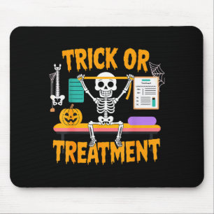 Alfombrilla De Ratón Terapeuta de terapia física de Halloween Pt truco 