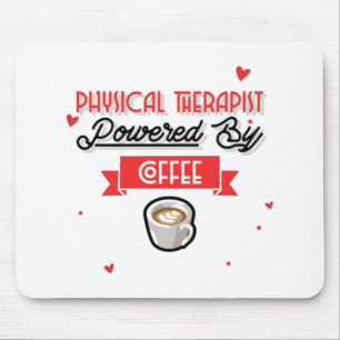 Alfombrilla De Ratón Terapeuta Físico Impulsado Por Café