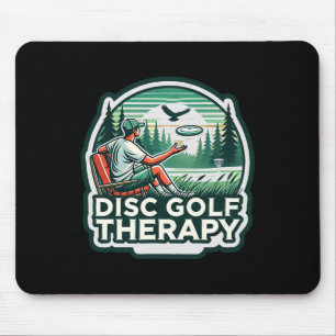Alfombrilla De Ratón Terapia de Disc Golf - Relájate y Juega 