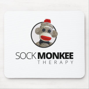Alfombrilla De Ratón Terapia de Monkee del calcetín - círculo Mousepa