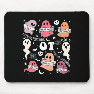 Alfombrilla De Ratón Terapia Ocupacional Fuera De Ota Halloween Tocante
