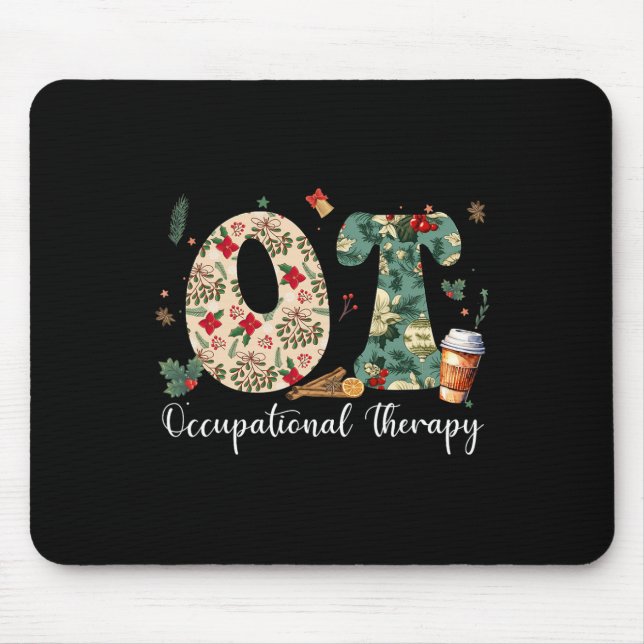 Alfombrilla De Ratón Terapia Ocupacional Navidades Terapéuticos No Me O (Frente)