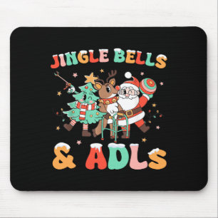 Alfombrilla De Ratón Terapia Ocupacional Reno de Navidad Santa Adls Nue