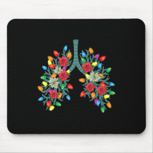 Alfombrilla De Ratón Terapia Respiratoria Navidades Pulmonares Terapia