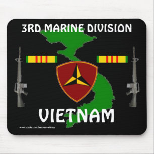 Alfombrilla De Ratón Tercer Marine Vietnam Mousepad 2/b