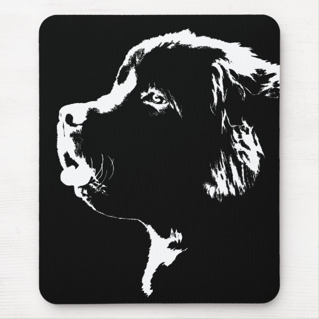 Alfombrilla De Ratón Terranova Mousepad Newfoundlander Dog Gifts (Frente)