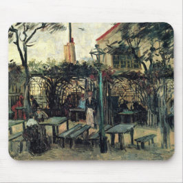 Alfombrilla De Ratón Terraza de un café en Montmartre La Guinguette