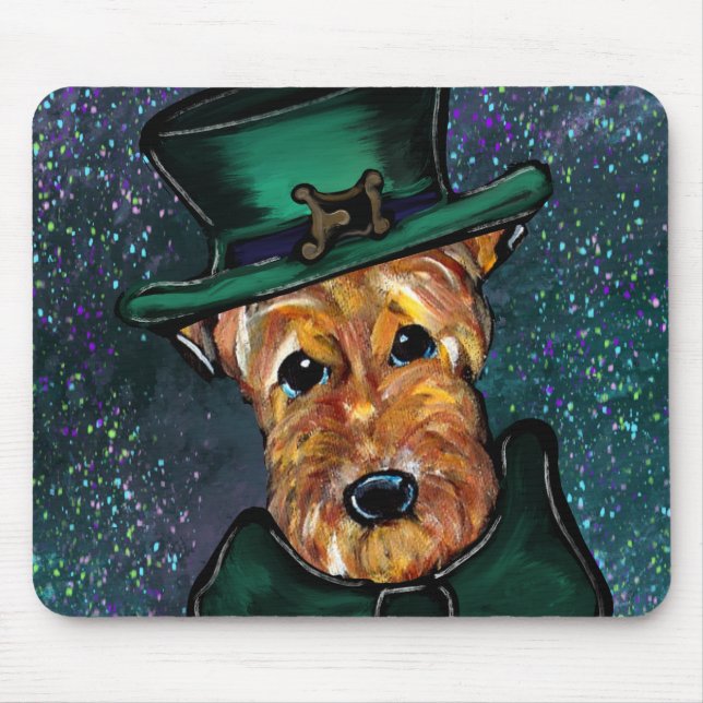 ALFOMBRILLA DE RATÓN TERRIER AIREDALE       (Frente)