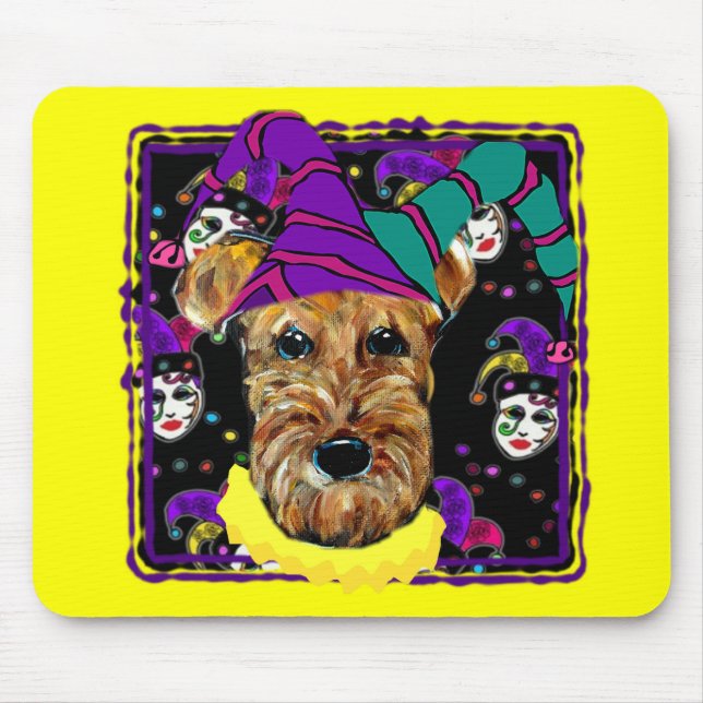 ALFOMBRILLA DE RATÓN TERRIER AIREDALE (Frente)