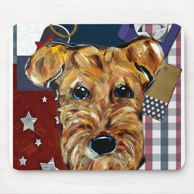 ALFOMBRILLA DE RATÓN TERRIER AIREDALE (Frente)