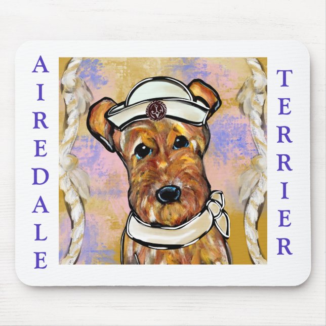 ALFOMBRILLA DE RATÓN TERRIER AIREDALE   (Frente)