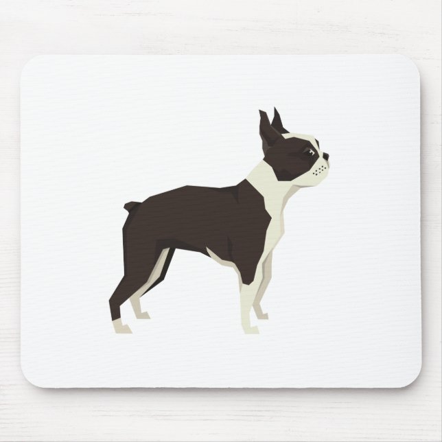 Alfombrilla De Ratón Terrier de Boston (Frente)