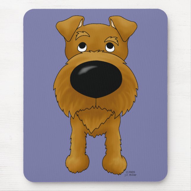 Alfombrilla De Ratón Terrier irlandés Mousepad (Frente)