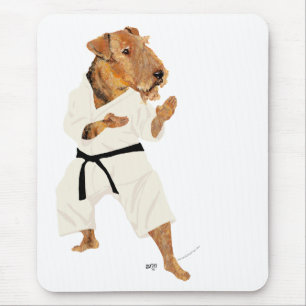 Alfombrilla De Ratón Terrier Karate