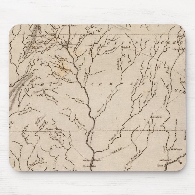 Alfombrilla De Ratón Territorio de Misisipi 4 (Frente)