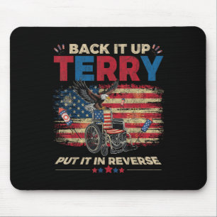 Alfombrilla De Ratón Terry Retrocede Ponlo En Reversa Fuegos Artificial