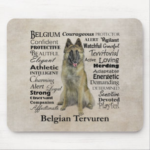 Alfombrilla De Ratón Tervuren Mousepad belga