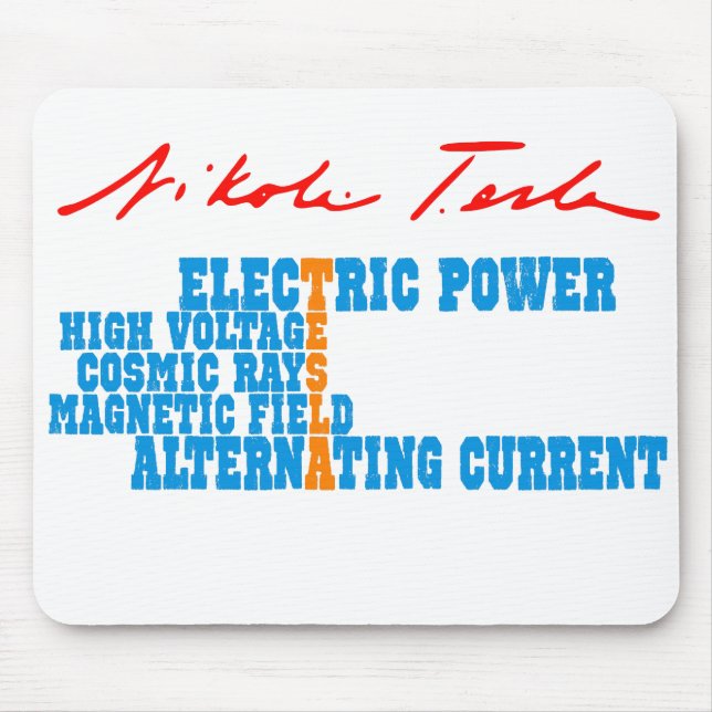Alfombrilla De Ratón Tesla (Frente)