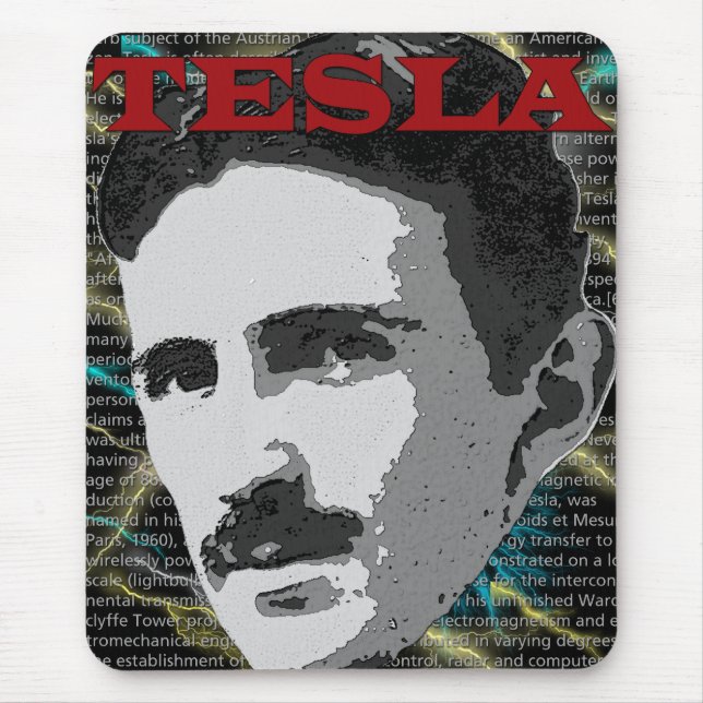 ALFOMBRILLA DE RATÓN TESLA (Frente)