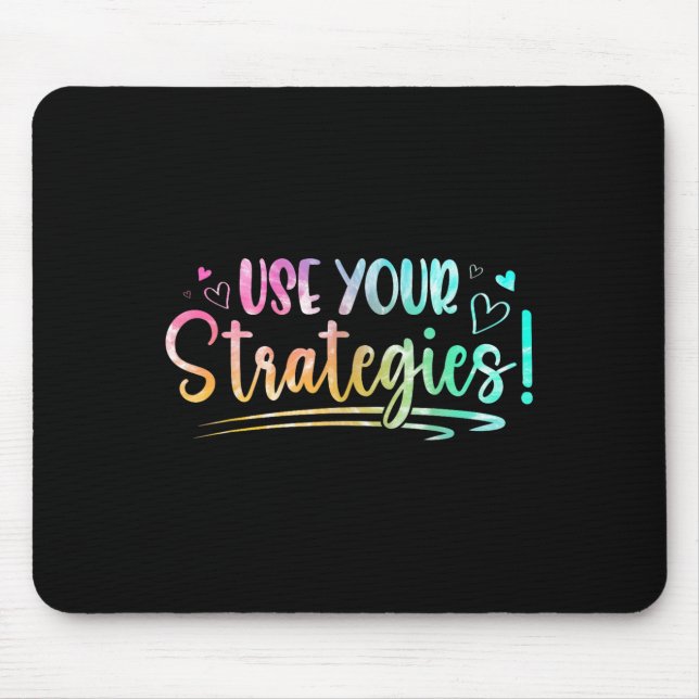 Alfombrilla De Ratón Test Day State Testing Exam Teacher Student Motiva (Frente)