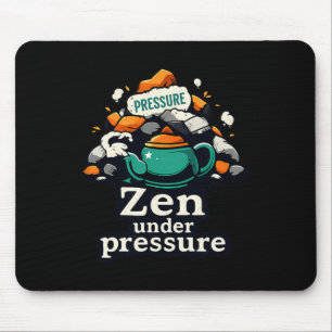 Alfombrilla De Ratón Tetera Zen Bajo Presión Vibraciones de Relajación 