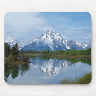 Alfombrilla De Ratón Teton Mountain Reflections