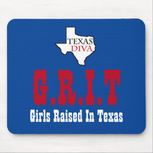 Alfombrilla De Ratón Texas Diva - Chicas criados en Texas