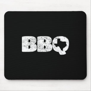 Alfombrilla De Ratón Texas Tx Map Bbq Outfit Rbecue Simple T