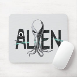 Alfombrilla De Ratón Texto alienígena de espacio