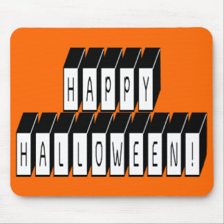 Alfombrilla De Ratón Texto de bloque de Halloween