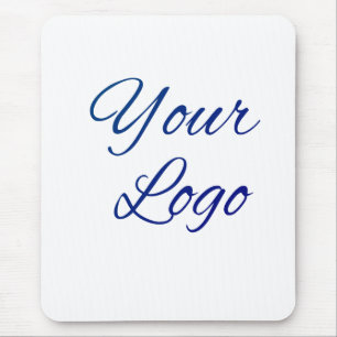 Alfombrilla De Ratón texto simple mínimo agregue su logotipo/diseño aqu