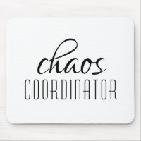 Texto tipográfico del Coordinador del caos