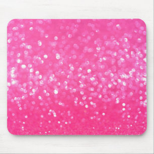 Alfombrilla De Ratón Textura de Foto con Brillo de Rosa Caliente Vibran