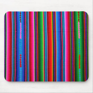 Alfombrilla De Ratón Textura de la tela mexicana