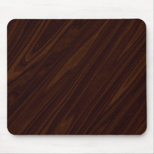 Alfombrilla De Ratón Textura de madera oscura