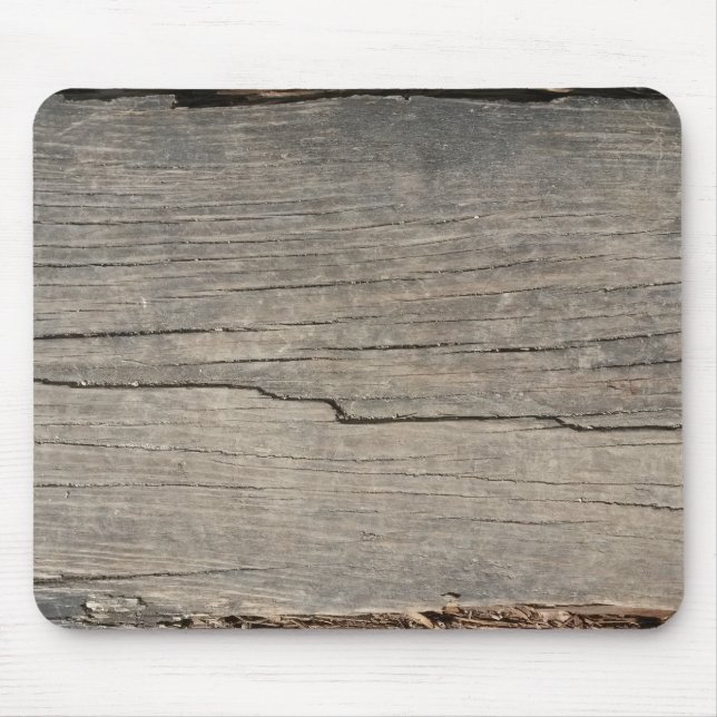 Alfombrilla De Ratón Textura de madera rústica (Frente)